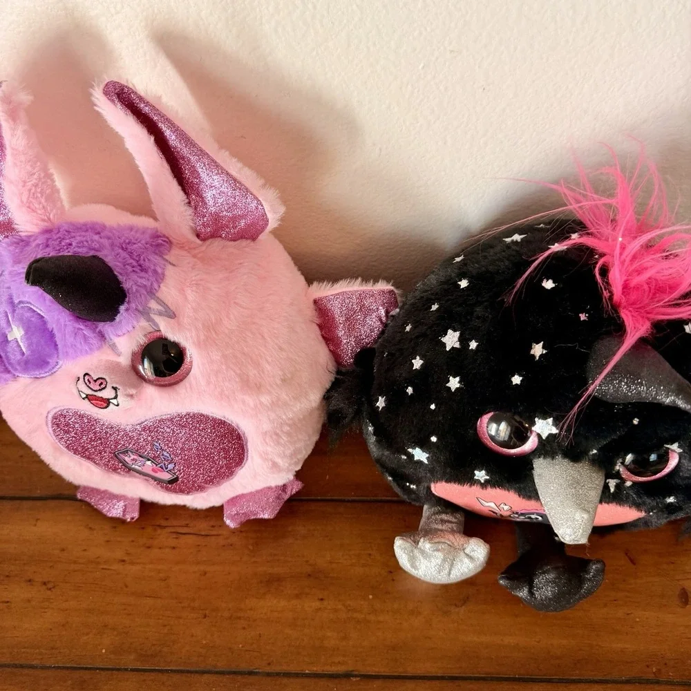 Zuru Rainbowcorns Raven Plush, Bat, Monstercorn, Halloween Surprise Soft Toy
